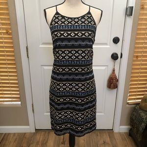 WHBM Embroidered Halter Dress